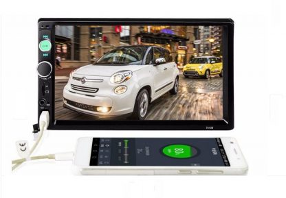 Multimedia Video Player Auto, 1080P, 2 DIN, 7 inch, Bluetooth, USB