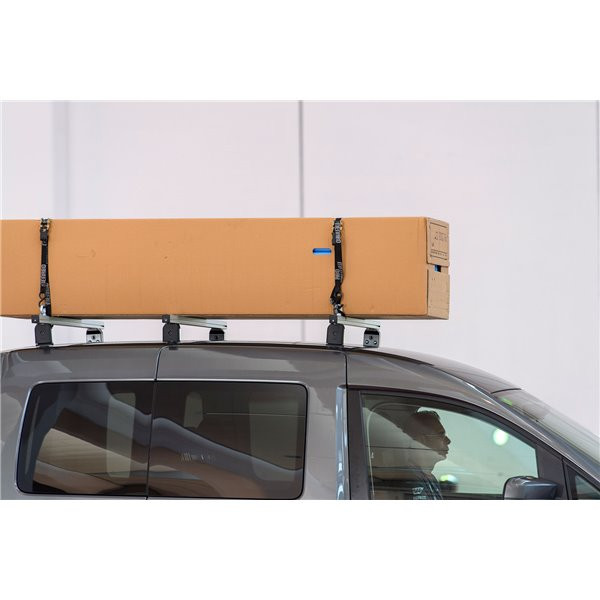 Bare transversale Fiat Doblo I, model 2001-2009, aluminiu, Menabo Professional - imagine 8