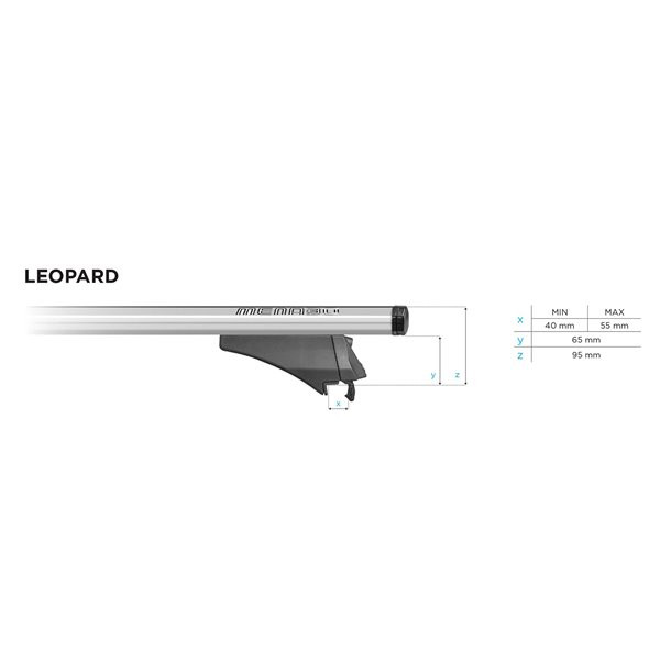 Bare transversale Menabo Leopard Silver pentru Volvo XC40 2018+ - imagine 8