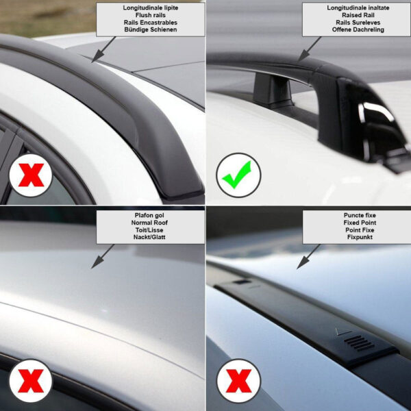 Bare transversale Menabo Sherman Silver pentru Mercedes C Station Wagon (S204) 2007-2014 - imagine 12