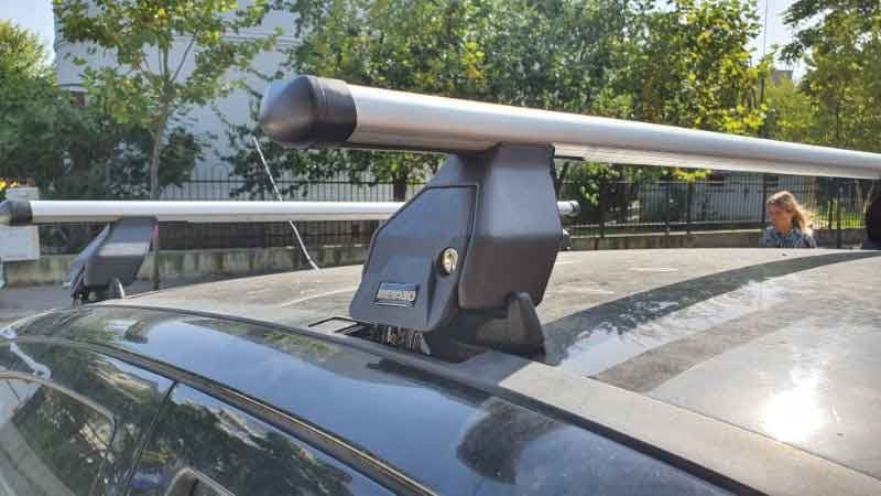 Bare transversale Menabo Tema Aluminiu pentru Volkswagen Golf III (1H), 3 usi, model 1991-1999 - imagine 9