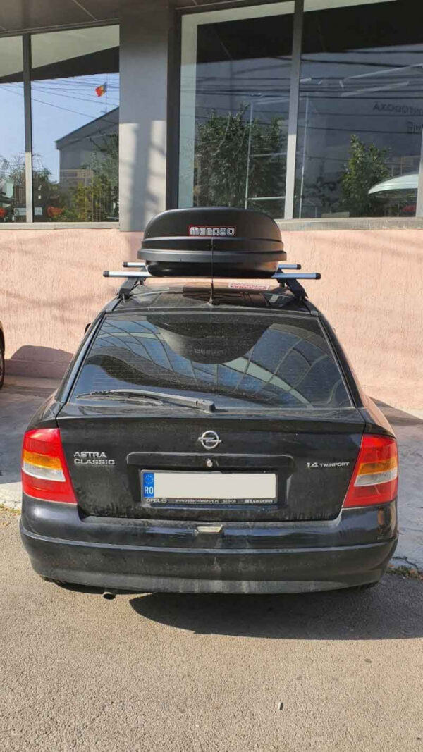 Bare transversale Menabo Tema Aluminiu pentru Volkswagen Vento, 4 usi, model 1992-1997 - imagine 7