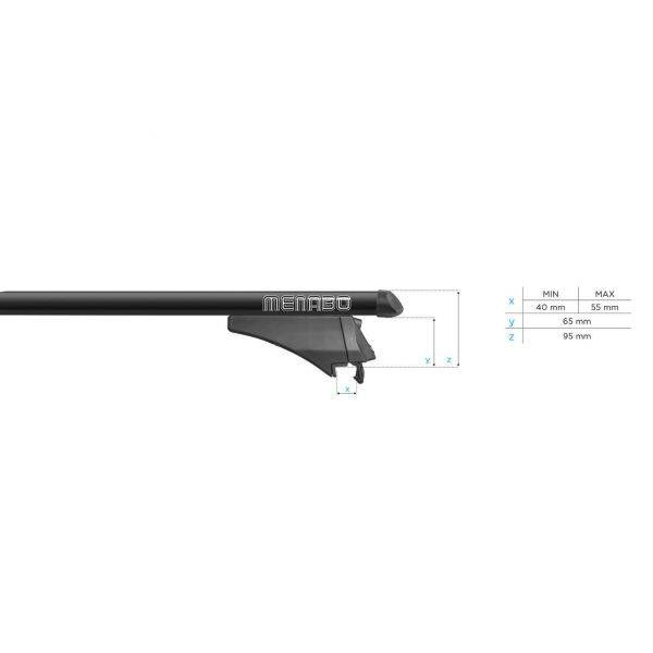 Bare transversale Menabo Tiger Black pentru Seat Arona 2017+ - imagine 8