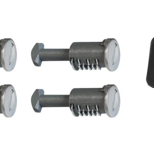 Butuci antifurt cu cheie pentru bare transversale Menabo Tiger, Omega, Delta, Professional