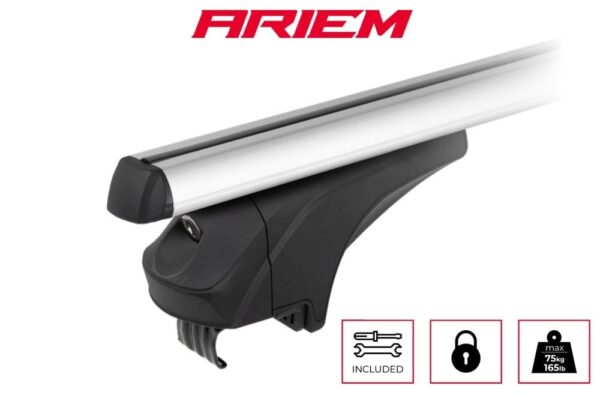 Bare transversale Menabo Ariem Silver pentru Skoda Kamiq 2019+ - imagine 8