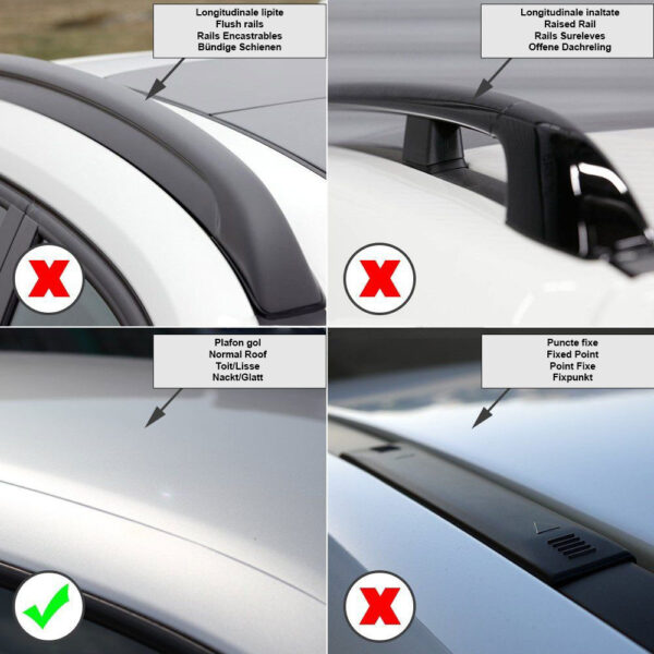 Bare transversale Menabo Delta Silver pentru Ford Focus III Station Wagon, 5 usi, model 2011-2014 - imagine 10