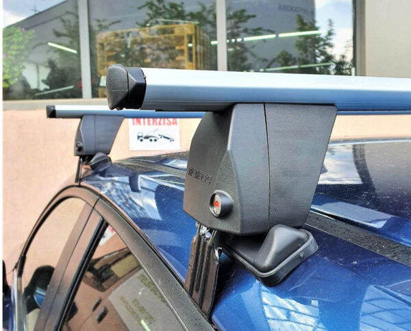 Bare transversale Menabo Delta Silver pentru Honda Civic VI Hatchback, 5 usi, model 1996-2001 - imagine 8