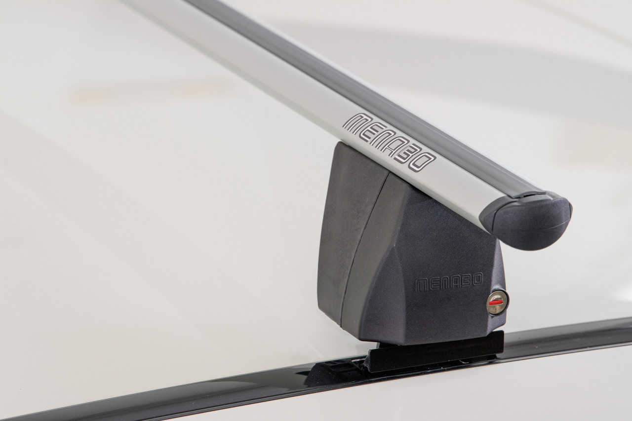 Bare transversale Menabo Delta Silver pentru Tesla Model S 100D, 4 usi, model 2012-2017 - imagine 3