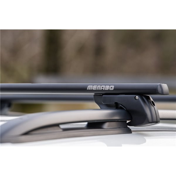 Bare transversale Menabo Sherman Black pentru Volvo 200 1974-1994 - imagine 15