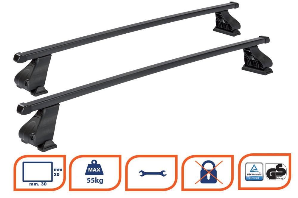 Bare transversale otel K39 pentru Renault Clio Storia/Campus, 5 usi, model 2005-2012 - imagine 7