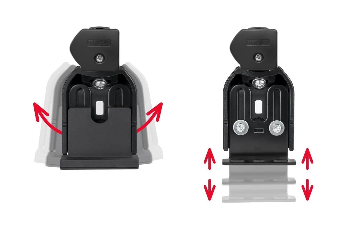 Bare transversale Volkswagen T5 Transporter, model 2003-2008, L1,L2, Menabo Professional Airdyn - imagine 7
