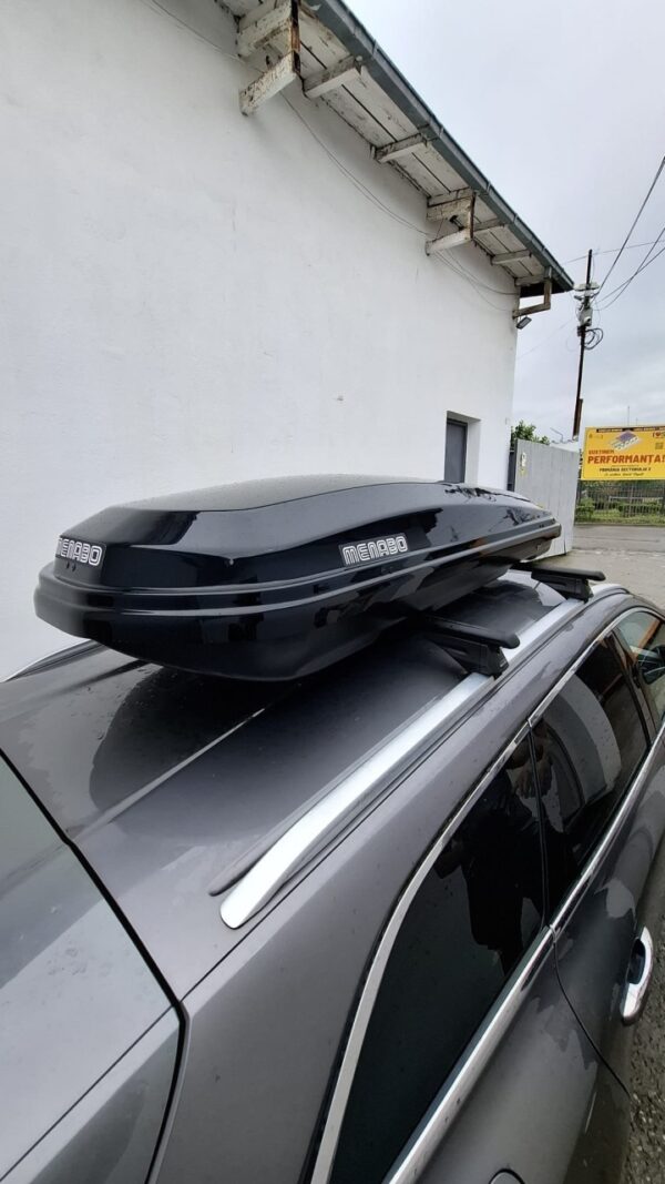 Cutie portbagaj Menabo Diamond 500 Black, 209x79x36cm - imagine 13