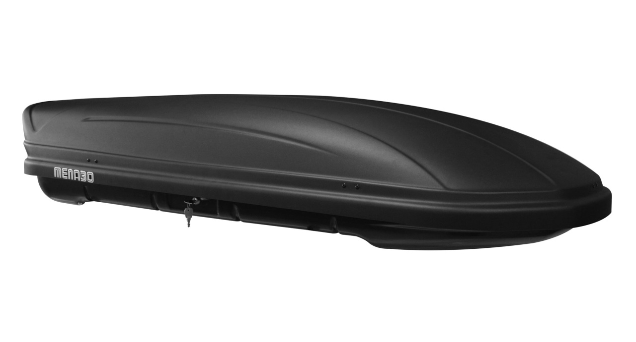 Cutie portbagaj Menabo Marathon Dark 400, 164x79x36cm