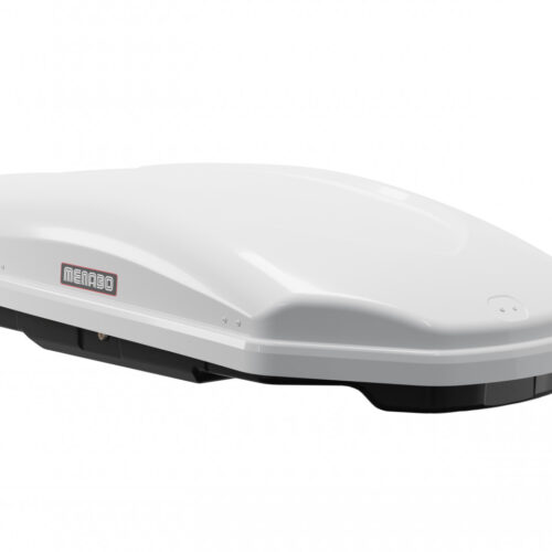 Cutie portbagaj Menabo Satellite 330 ABS White, 141x77x34cm