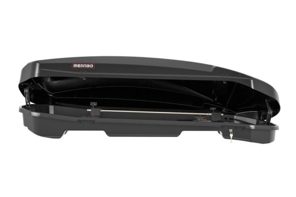 Cutie portbagaj Menabo Satellite 550 DUO ABS Black, 198x94x36 cm - imagine 2