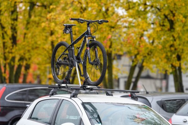 Packet 2 buc Suport bicicleta Menabo Juza Twin Pack cu prindere pe bare transversale - imagine 8