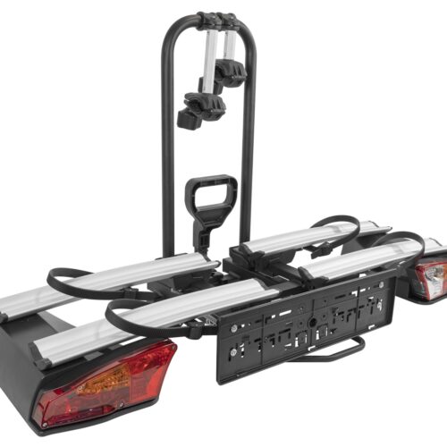 Suport biciclete Menabo Antares pentru 2 biciclete cu prindere pe carligul de remorcare, pliabil