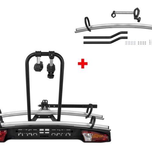 Suport biciclete Menabo Merak Rapid Plus pentru 3 biciclete cu prindere pe carligul de remorcare
