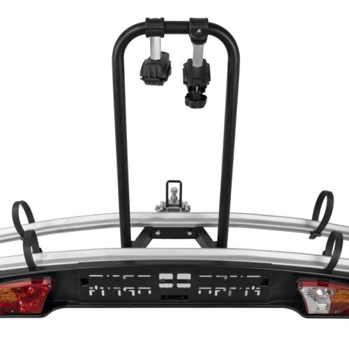 Suport biciclete Menabo Merak Tilting pentru 2 biciclete cu prindere pe carligul de remorcare