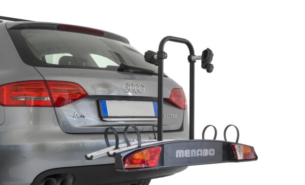 Suport biciclete Menabo Merak Tilting Plus pentru 3 biciclete cu prindere pe carligul de remorcare - imagine 5