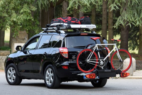 Suport biciclete Menabo Sirio pentru 2 biciclete cu prindere pe carligul de remorcare - imagine 3