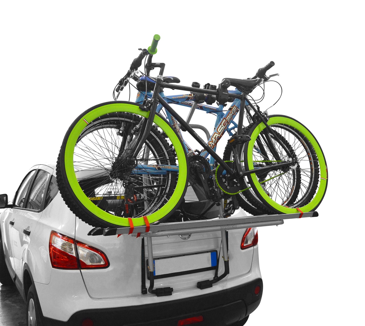 Suport biciclete Menabo Steel Bike 3 pentru 3 biciclete cu prindere pe haion/portbagaj