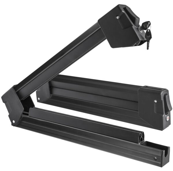 Suport schi snowboard Menabo Yelo 4 Black pe bare transversale, 4 perechi ski / 2 snowboard - imagine 2