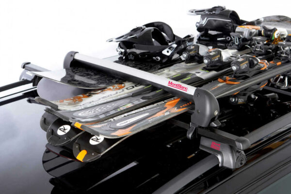 Suport ski/snowboard Mont Blanc Snowsport Crest pe bare transversale, 6 perechi ski / 2 snowboard - imagine 5